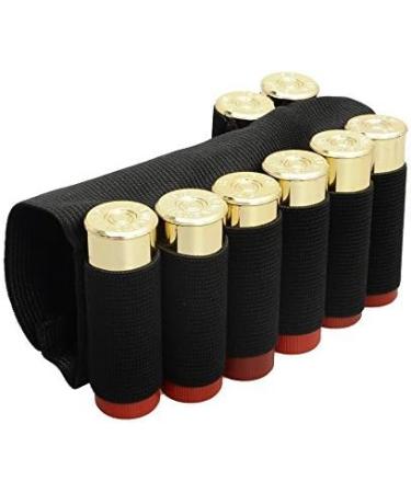 CS Force Shotgun Shell Bandolier Belt - 29 Rounds, 51.2'' x 1.98'' - 12/20 Gauge Ammo Holder for Hunting - Tactical Military Gear - Buttstock 8 Rounds (2 Pack) - Buy Online on SooperMarket.com