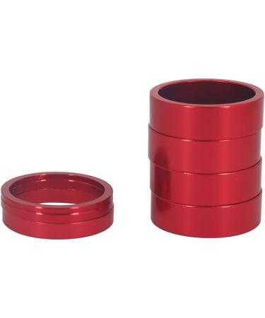 PLATT Bike Headset Spacer Set - 7PCS Red Aluminum Alloy Spacers for 1 1/8-Inch Stem, MTB BMX Road Bikes - 2/3/5/10mm Sizes - Buy Online on SooperMarket.com