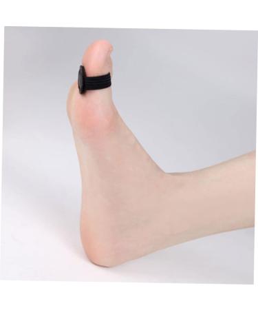 FOMIYES Magnetic Toe Covers - Set of 2 | Flex Tools for Body Sculpting | Drainage & Therapeutic Ring | Black Leather Magnet Toe Separators - Buy Online on SooperMarket.com