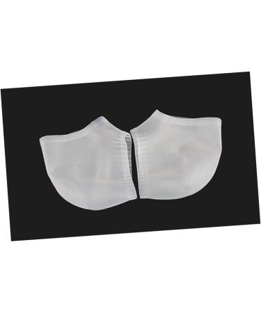 minkissy 1 Pair Moisturizing Heel Sock Silicone Heel Protectors Heel Cups for Heel Pains Feet Heel Socks Moisturizing Socks Shoe Filler Feet Moisturizer Socks Silicone Gel Socks Soft White - Buy Online on SooperMarket.com