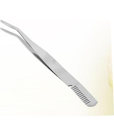 minkissy Lash Cluster Tweezers Eyelashes Tweezer Eyelash Tweezer Makeup Tweezer Stainless Steel Eyebrow Tweezer Eyelashes Extension Clip Eyebrow Clip Portable Beauty Tools medium Silver - Buy Online on SooperMarket.com