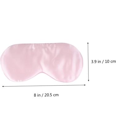 Buy Gatuida Silk Sleep Eye Mask - Adjustable Soft Blindfold for Travel & Sleeping - Smooth Pink Eye Cover - Buy Online on SooperMarket.com