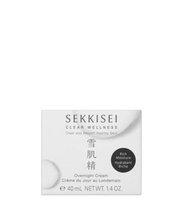SEKKISEI CLEAR WELLNESS Overnight Repairing Face Cream 1.4 oz Hydrate & Repair | Best International Shipping - Buy Online on SooperMarket.com