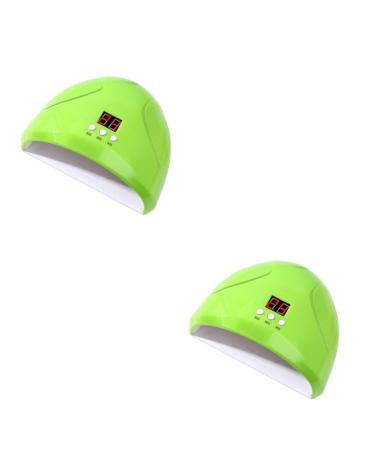 Healeved 2pcs 12 Nail Dryer Nail Art Tools Accessories Gel Nail Curing Gel LED Dryer Manicure Tool Nail Polish Dryer Nail Gel Polish Curing Machine Grill