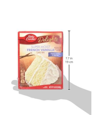 Buy Betty Crocker Super Moist French Vanilla Cake Mix 432g - International Shipping Available - Buy Online on SooperMarket.com