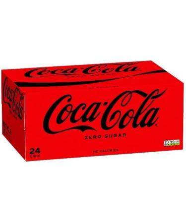 Coca Cola Zero 24-Pack - 330ml Cans | Sugar-Free Maximum Taste | Unleash the Bold Refreshment | On-the-Go - Buy Online on SooperMarket.com