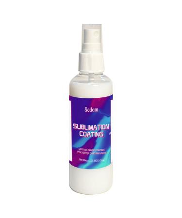 Scdom Sublimation Coating Spray for Cotton Material Front Part  All Fabric Including Polyester  Wood  Carton  Canvas  Tote Bag Pillows  Achieve Brighter and More Vibrant Colors  Better Print Adhesion