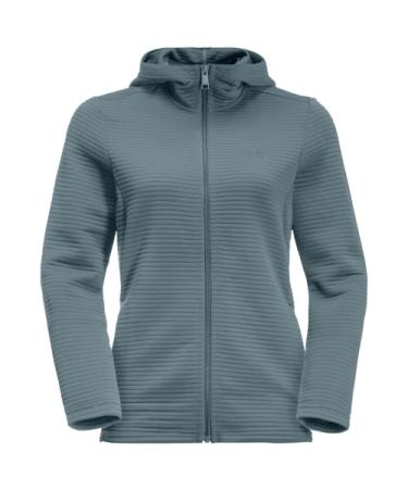 Jack Wolfskin Standard Modesto Hooded JKT Women, Teal Grey, XS