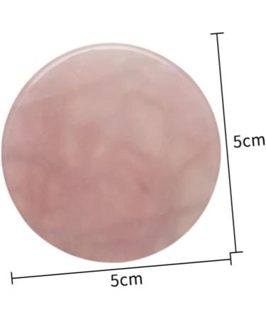 Mikinona 1pc Jade Stone for Lashing Eyelash Jade Stone for Lash Glue Lash Trays Epoxy Gouache Gasket Lash Glue Holder Jade Stone Lash Extensions Jade for Lashing Lash Stone Tool Pink Round - Buy Online on SooperMarket.com