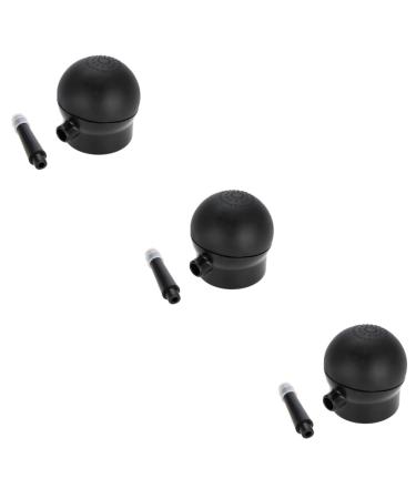 Baluue 3 Pcs Hairdressing Sprayer Fibers Nozzle Hair Building Fibers Spray Fiber Sprayer Airbrush