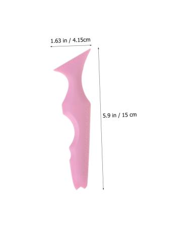 FOMIYES 3pcs Silicone Beauty Ruler - Reusable Eyeliner & Eyeshadow Stencil Set - Makeup Tool for Lipstick Mascara & Eyebrows - Pink - Buy Online on SooperMarket.com