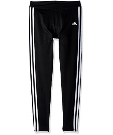 adidas Girls' Super Star Tight Legging Big Girls Medium Black Adi
