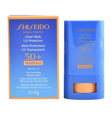 Shiseido Clear Stick UV Protector SPF 50+ | Sunscreen Stick for All Skin Types - 20g | International Shipping Available - Buy Online on SooperMarket.com