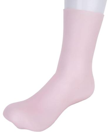 Shock Absorption Pressure Relief Prevent Cracking Silicone Moisturizing Socks Silicone Socks Soft Anti Slip Moisturizing Socks Silicone Gel Heel Socks for Women Men Dry Cracked Foot Skin(L) - Buy Online on SooperMarket.com