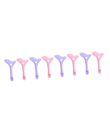 Baluue 8 Pcs Eyeliner Eyelash Brush Tool Makeup Tools Eyeshadow Mask Applicator Brush Lash Mask