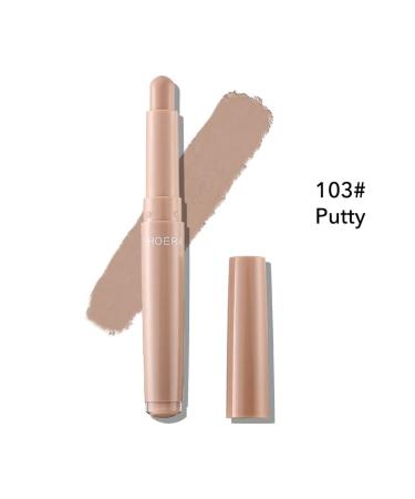 Moakxer Matte Eyeshadow Stick | Waterproof Highly Pigmented Creamy Crayon - Opals & Putty (101 + 103) - Buy Online on SooperMarket.com