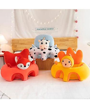 Eyomii1 Pcs Baby Sitting Chair Baby Sofa Seat Cover Without Filler Infant Support Seat Sofa Cover Plush Learning to Sit Chair for Toddlers 3-24 Month Baby.(Only Cover) - Buy Online on SooperMarket.com
