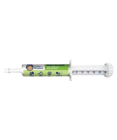 Under the Weather Pet | Ready Balance for Cats & Dogs 1.05oz | Oral Probiotic Gel, Supports Normal Digestive Balance, Upset Digestion | Beneficial Bacteria, Live Probiotics, Vitamins For Cats - Ready Balance