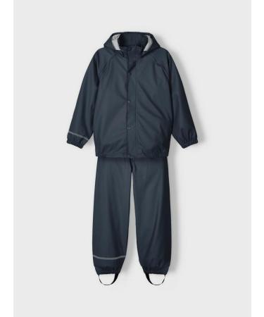 NAME IT Unisex Baby Nkndry Rain Set Noos Rain Suit 10 Years - Dark Sapphire - Buy Online on SooperMarket.com