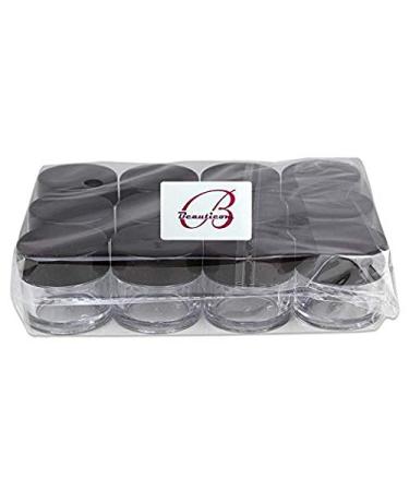 Beauticom 7g Thick Wall Clear Acrylic Jars - Leak Proof for Beauty/Cosmetics - 72 Pieces with Lids - Buy Online on SooperMarket.com