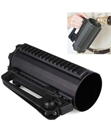 Y-PRESS Tactical Beer Cup with Rail and Rear Sight Handle - Outdoor Sport Promotion Cup - Buy Online on SooperMarket.com
