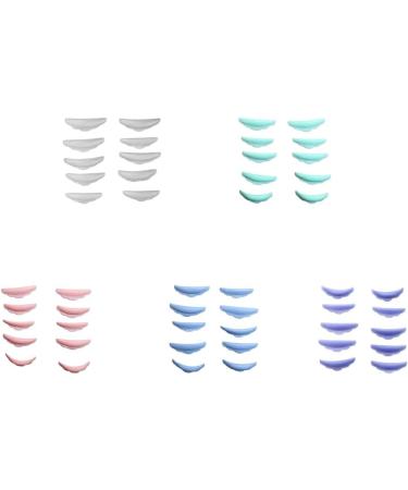 Dajidafu 5 Pairs Lash Curlers Lashes Lift Perming Eyelash Tool Domestic Eyelashes Kit Fashionable for Adults Beautifying Green - Buy Online on SooperMarket.com