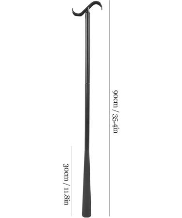 36-Inch Long Dressing Aid & Shoe Spoon - Portable Sock Helper for All Foot Sizes | Easy Shoe Accessory - Buy Online on SooperMarket.com