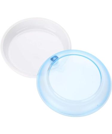 Portable Dnom Dose Orthodontic Holder | Suitcase for Storing & Cleaning Dentures | Rotating Tooth Storage Box - Sweet Blue - Buy Online on SooperMarket.com
