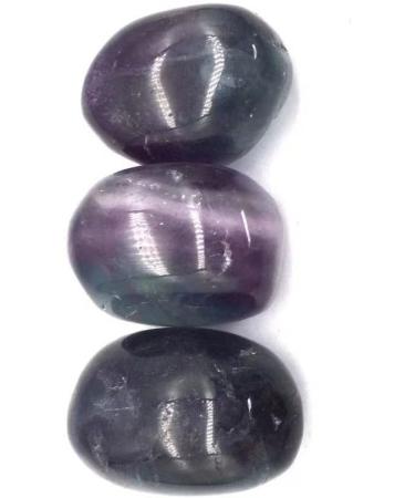 5pc 25mm-30mm Rainbow Fluorite Tumble Stones Polishing Gemstone for ERTEYIN - Buy Online on SooperMarket.com