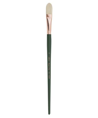 Silver Brush Limited 1003 Grand Prix Filbert Brush for Oil Paintings, Size 10, Long Handle Filbert Size - 10