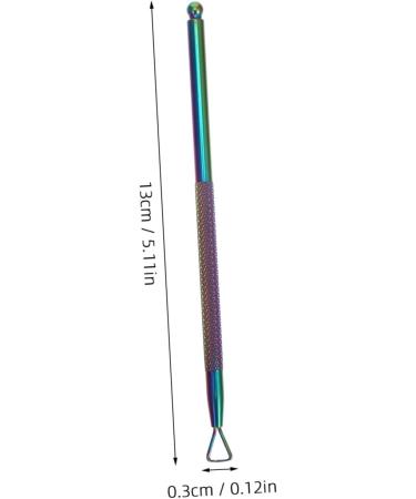 KALLORY Nail Trimmer Nail Care Tools Nail Scraper Metal Cuticle Pusher Cuticle Pusher Set Stainless Triangle Nail Polish Remover Tool (4 Pieces Silver) Pedicure Tools Nail Trimmers Blue - Buy Online on SooperMarket.com