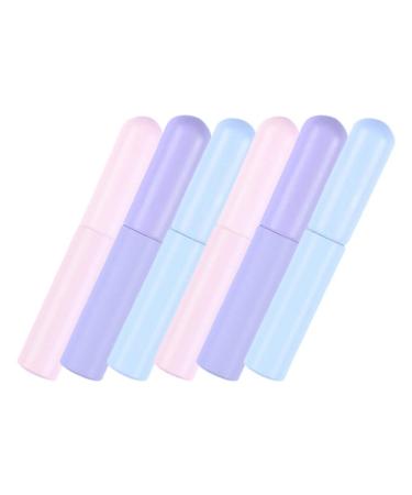 NOLITOY Silicone Lip Brush 6Pcs Lip Brushes Reusable Lip Mask Lip Gloss Brush Lipstick Brush Makeup Applicator Beauty Tool