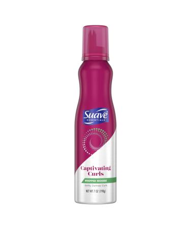 Suave Professionals Mousse Captivating Curls 7 oz, Cream 7 Ounce (Pack of 1)