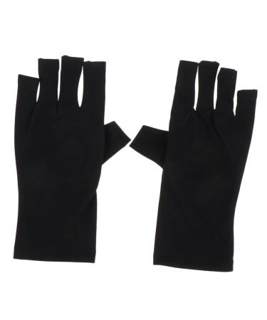 FOMIYES 3 Pairs Nail Gloves Gel Manicure Gloves Nail Sun Protector Gloves Gloves Fingerless Driving Gloves Gloves for Gel Manicure Miss Polyester Skin Care Fingers - Buy Online on SooperMarket.com
