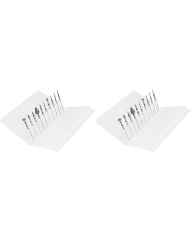 minkissy 2 Sets Nail Polish Tool Manicure Tools Kit De Manicura Power Tools Nail Drill Bits Manicure Pedicure Tools Nail File Head Nail Drill Accessories Nail Art Tools Manicure File Head