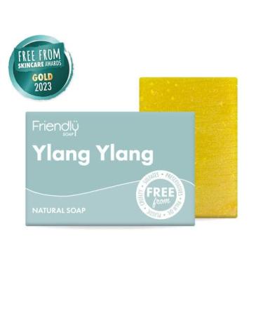 Natural Ylang Ylang Bath Soap 3.35 oz | Luxurious Aromatic Skincare for All Skin Types | International Shipping Available - Buy Online on SooperMarket.com