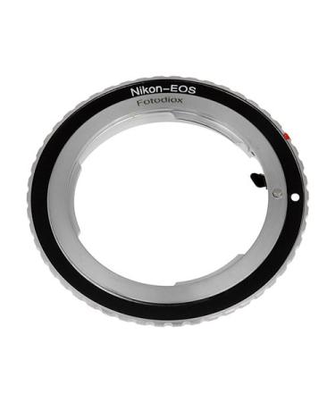 Fotodiox Lens Mount Adapter - Nikon Nikkor F Mount D/SLR Lens to Canon EOS (EF, EF-S) Mount SLR Camera Body Nikon F Single Standard