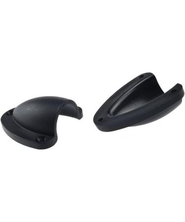 Aifeier ET Nylon Marine Clam Shell Vent Cover with Mounting Screws - 2 Pack, Black, 2.5x2.28 Inch for Boat Yacht Wiring Protection - Buy Online on SooperMarket.com