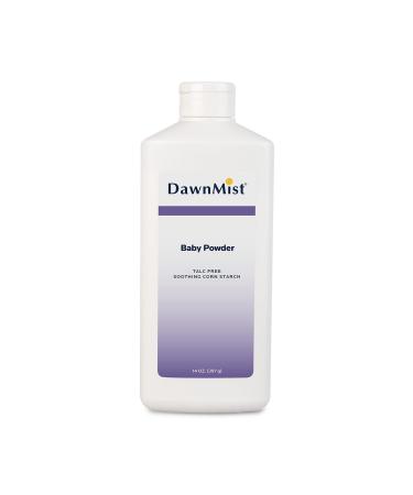 Dukal Dawn Mist Baby Powder Cornstarch 14 oz. (Pack of 12)