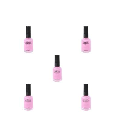 5 set of Nail Polish Glue Peel Off Liquid Nail Art Tape Latex Tape Finger Skin Protected Liquid Nail Care Tool Pink 15ml 5 set of (Pink 15ml)