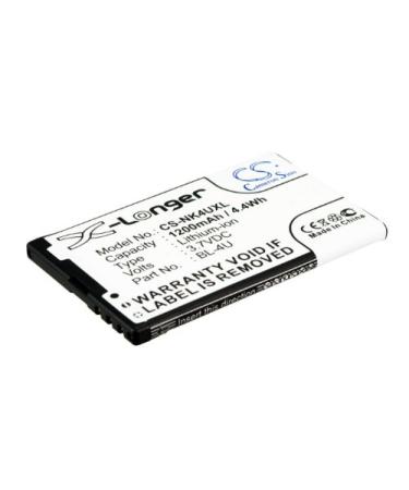 Replacement for Battery BL-4U 301 301-1 3120 Classic 3120C 500 515 5530 XpressMusi 6600 Slide 8800 Arte 8800 Carbon Arte