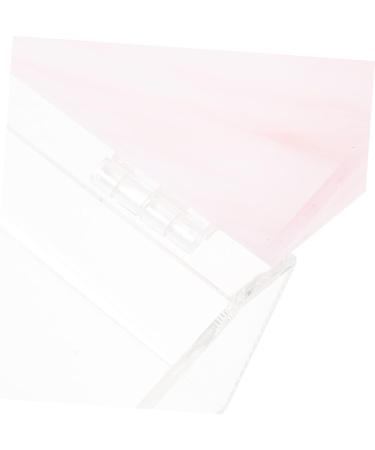 WOFASHPURET Storage Rack Rack for Display Eyelash Holder Eyelash for Extensions Makeup Holder Eyelash Rack Pink Extend Acrylic Marble 14.5x4.5cm - Buy Online on SooperMarket.com