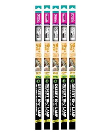 Arcadia Euro Range 10-Percent D3+ Desert Reptile Light 750 mm 1 Count (Pack of 1)