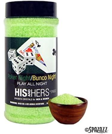 Spazazz SPZ-901 Poker/Bunco Night His and Hers Novelty Crystals Container 17 oz - Buy Online on SooperMarket.com