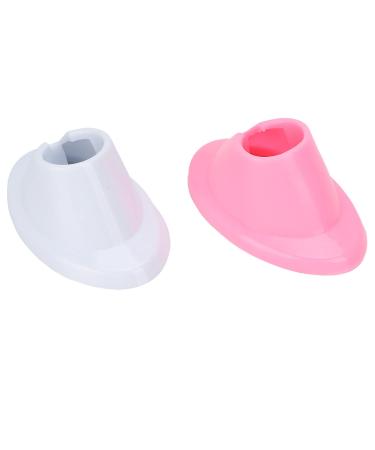 2pcs Soft Rubber Nail Polish Bottle Holder Anti Spill Nail Polish Stand for Nail Art Salon