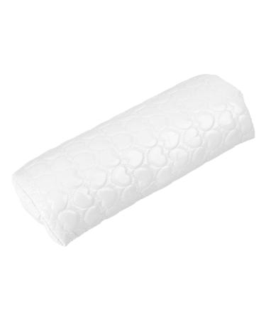 KALLORY Arm Rest for Nails Nail Manicure Hand Rest White Arm Rest Armrest Nails Wrist Wristband Pu