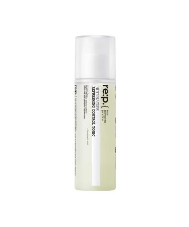 RE:P Nutrinature Refreshing Control Tonic - 100% Vegan Cruelty-Free Paraben Free - Purifying Sebum Control Korean Facial Toner with Green Tea & CICA for Acne-Prone & Oily Skin 5.07 Fl Oz / 150 ml