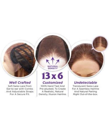 Sensationnel WHAT LACE 13x6 Wig - Cloud 9 Synthetic Hair Hand Tied Natural Preplucked Hairline Illusion Lace Frontal Lacewig | What Lace ADANNA (1B) - Buy Online on SooperMarket.com