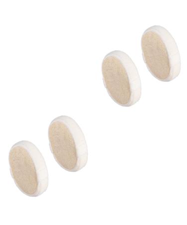 Cabilock 4 Pcs Bath Loofah Bath Sponge Loofah Sponge Shower Loofah Exfoliating Loofah Set Earth Tones