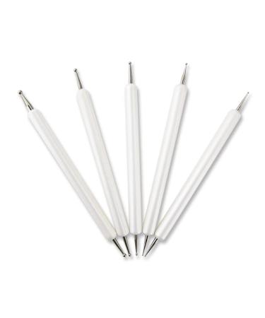 Norhogo 5-Piece Nail Art Tool Set | Double-Sided Embossing & Puncture Pens for DIY Nail Design | International Shipping Available - Buy Online on SooperMarket.com